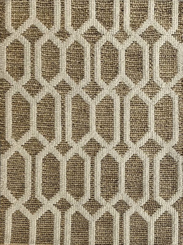 Carpetmantra Beige Jute Carpet 4.0ft X 6.0ft