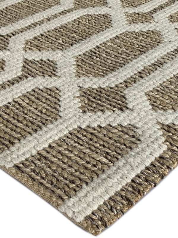 Carpetmantra Beige Jute Carpet 4.0ft X 6.0ft