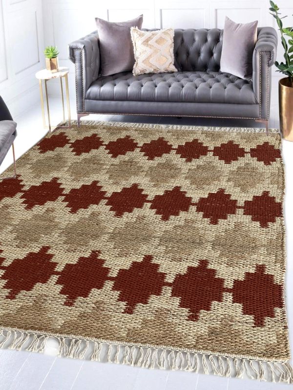 Carpetmantra Multi Jute Carpet 4.0ft X 6.0ft