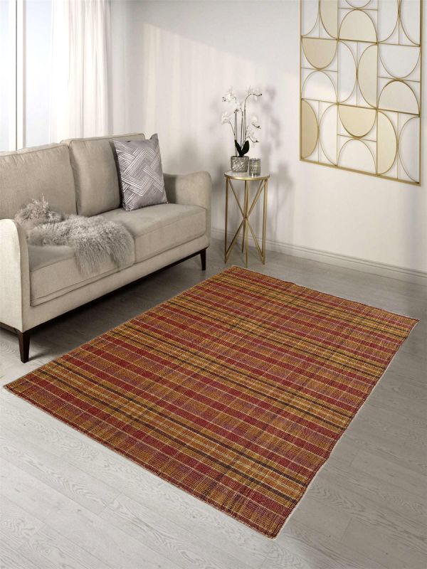 Carpetmantra Multi Jute Carpet 4.6ft X 6.6ft