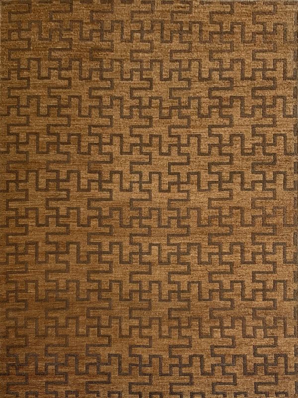 Carpetmantra Beige Modern Jute Carpet 5.7ft X 7.10ft