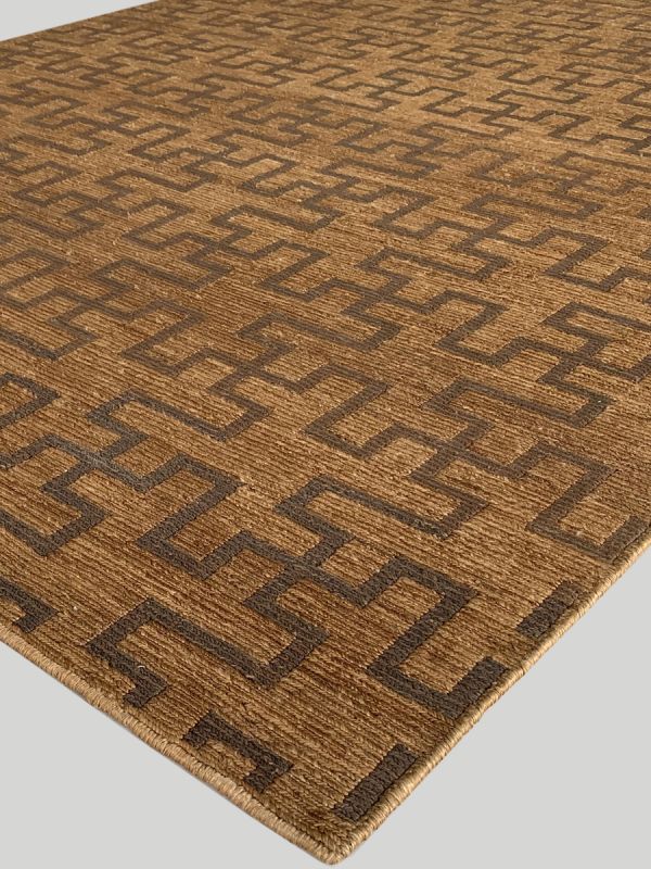 Carpetmantra Beige Modern Jute Carpet 5.7ft X 7.10ft
