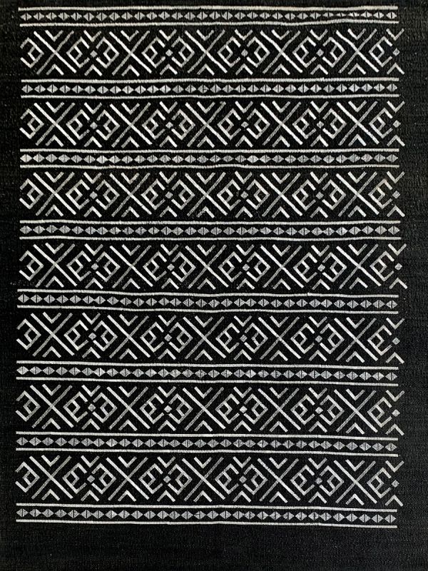 Carpetmantra Black Modern Jute Carpet 5.7ft X 7.10ft