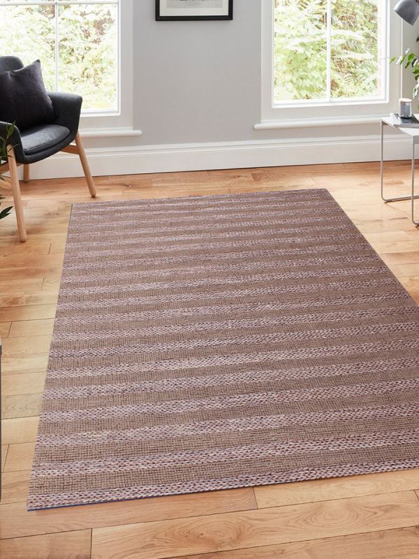 Carpetmantra Brown Jute Carpet 5.0ft X 8.0ft