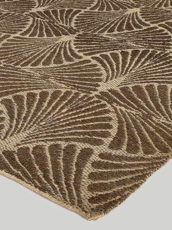 Carpetmantra Chikoo Jute Carpet 4.6ft X 6.6ft