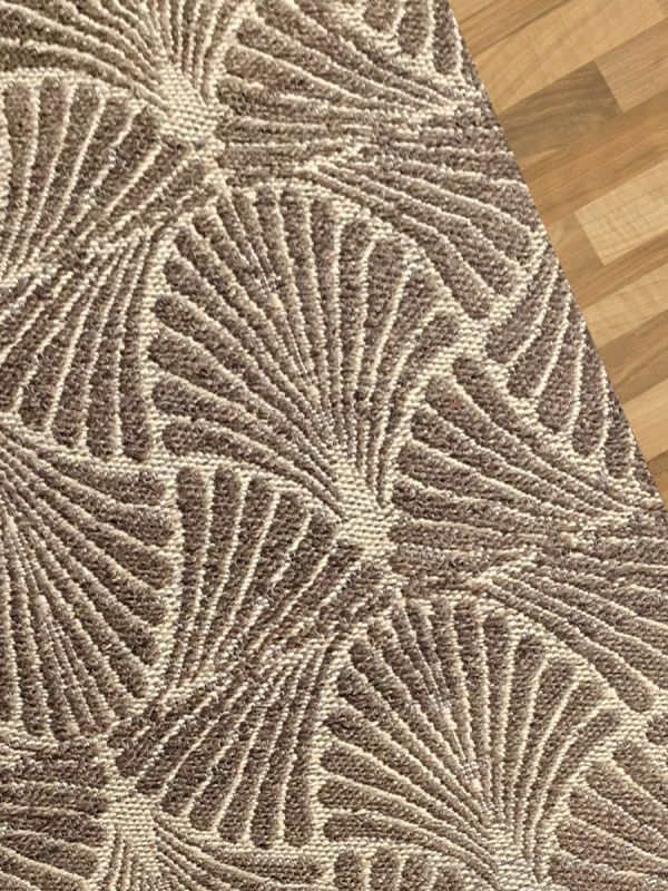 Carpetmantra Chikoo Jute Carpet 4.6ft X 6.6ft