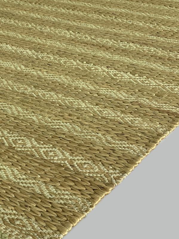 Carpetmantra Green Jute Carpet 5.0ft X 7.5ft