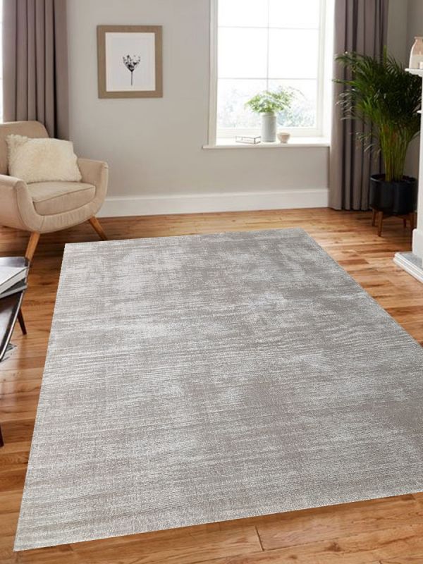 Carpetmantra Beige Plain Carpet 5.0ft X 7.0ft
