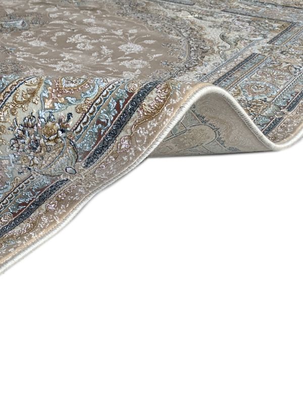 Carpetmantra Beige Color Floral Design High Quality Irani Carpet