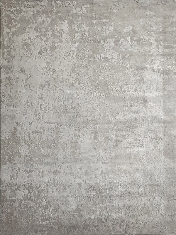 Carpetmantra Beige Abstract Self Design Carpet 8ft X 10ft