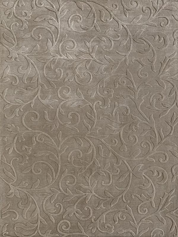 Carpetmantra Beige wool Viscose Carpet 5.7 x 7.10