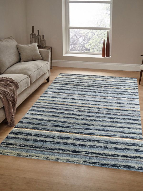 Carpetmantra Plain Multi Carpet 4.6ft X 6.6ft  