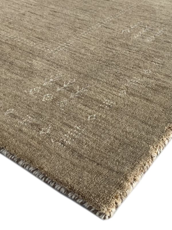 Carpetmantra Beige Plain Carpet 4.9ft X 6.6ft
