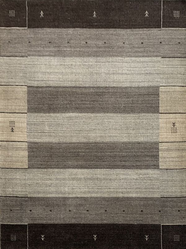 Carpetmantra Grey Brown Plain Carpet 4.10ft X 5.6ft