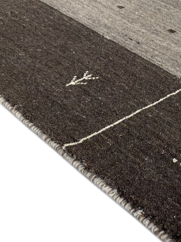 Carpetmantra Grey Brown Plain Carpet 4.10ft X 5.6ft