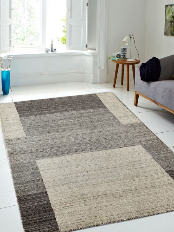 Carpetmantra Beige Brown Plain Carpet 4.9ft X 6.4ft 