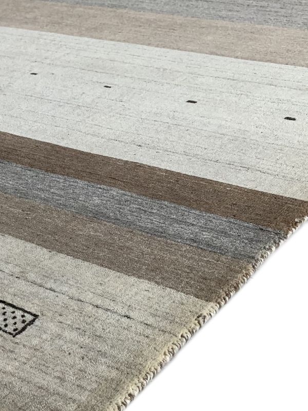 Carpetmantra Grey Beige Brown Plain Carpet 4.10ft X 6.6ft