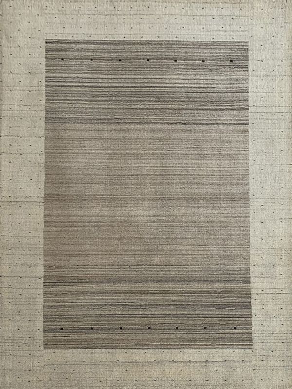 Carpetmantra Grey Beige Plain Carpet 4.9ft X 6.6ft