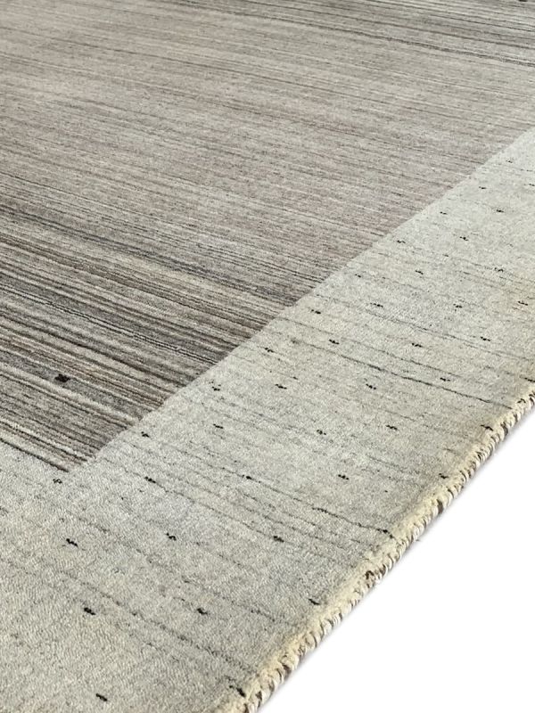 Carpetmantra Grey Beige Plain Carpet 4.9ft X 6.6ft