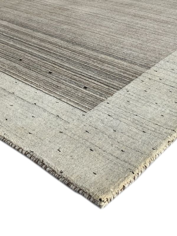 Carpetmantra Grey Beige Plain Carpet 4.9ft X 6.6ft