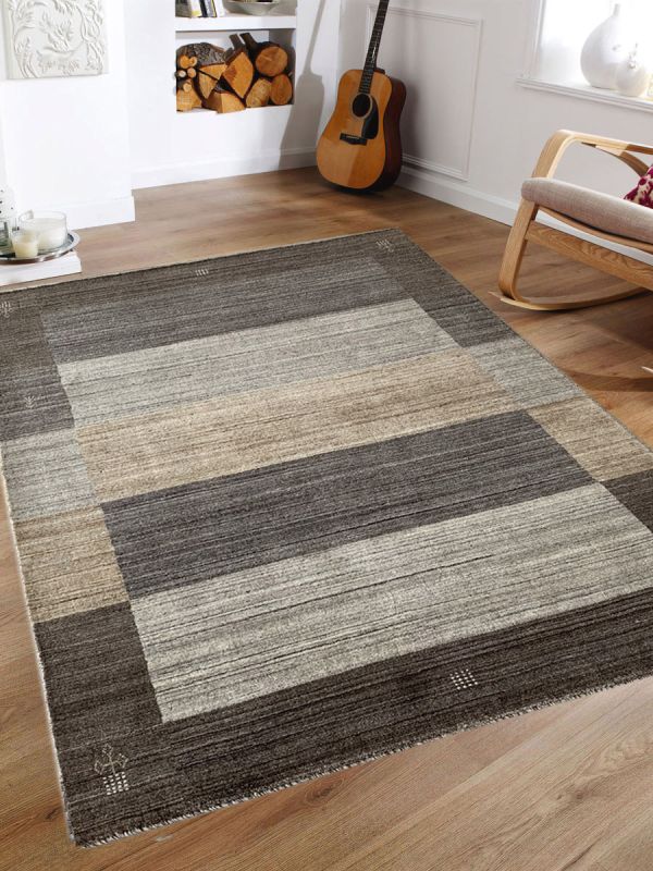 Carpetmantra Beige Brown Plain Carpet 4.10ft X 6.4ft 