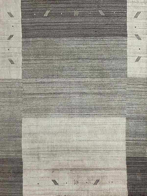 Carpetmantra Beige Grey Plain Carpet 4.8ft X 6.3ft