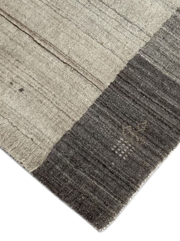 Carpetmantra Beige Grey Plain Carpet 4.8ft X 6.3ft