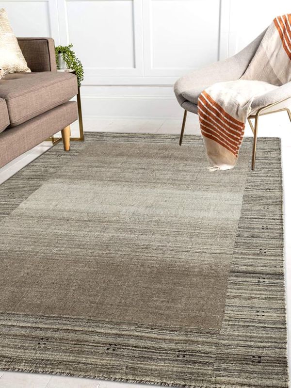 Carpetmantra Beige Plain Carpet 4.10ft X 6.6ft