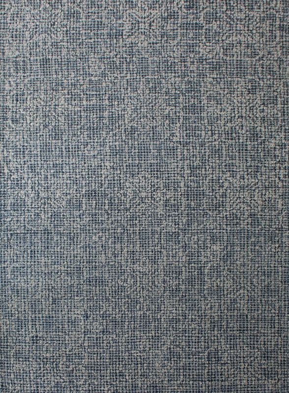 Carpet Mantra Blue Modern Carpet 5.6ft X 8.6ft 