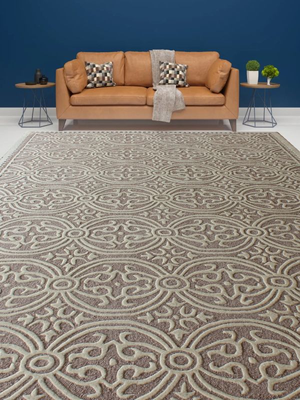 Carpetmantra Beige Modern Carpet 6ft X 9ft
