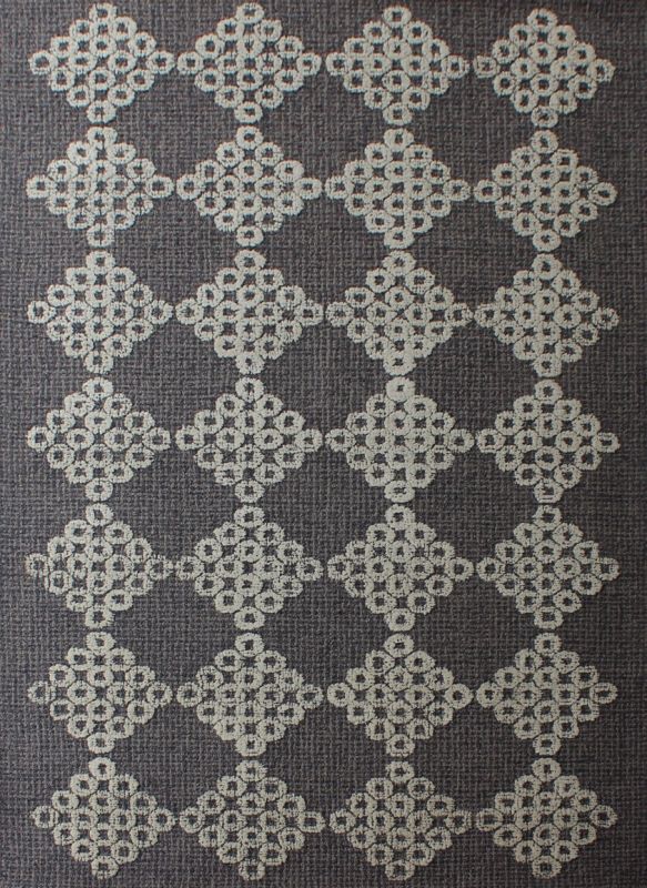 Carpetmantra Charcoal Modern Carpet 5.0ft X 8.0ft