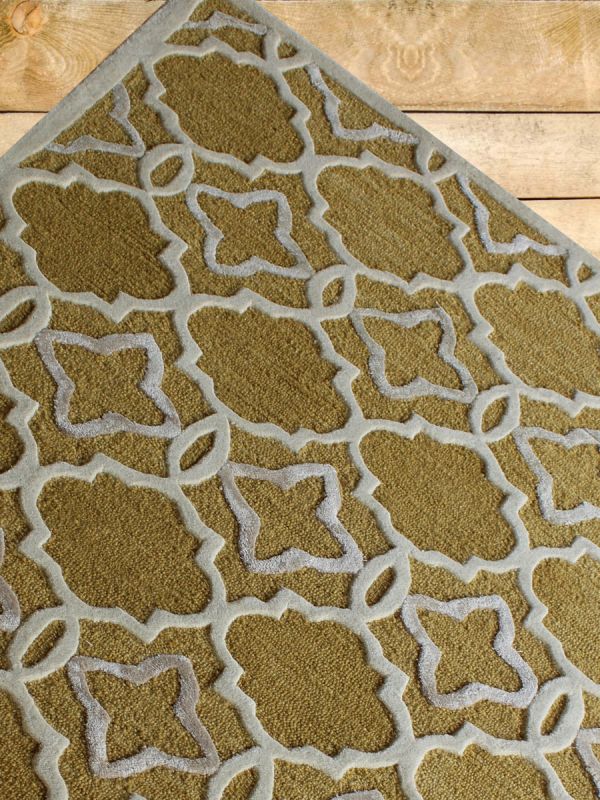 Carpetmantra Gold Modern Carpet 4ft X 6ft