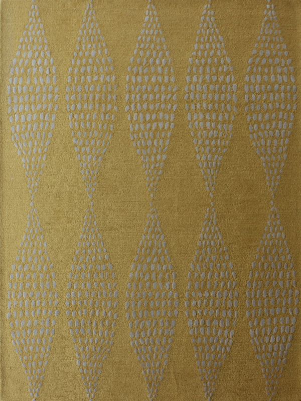 Carpetmantra Gold Modern Carpet 5ft x 7ft 