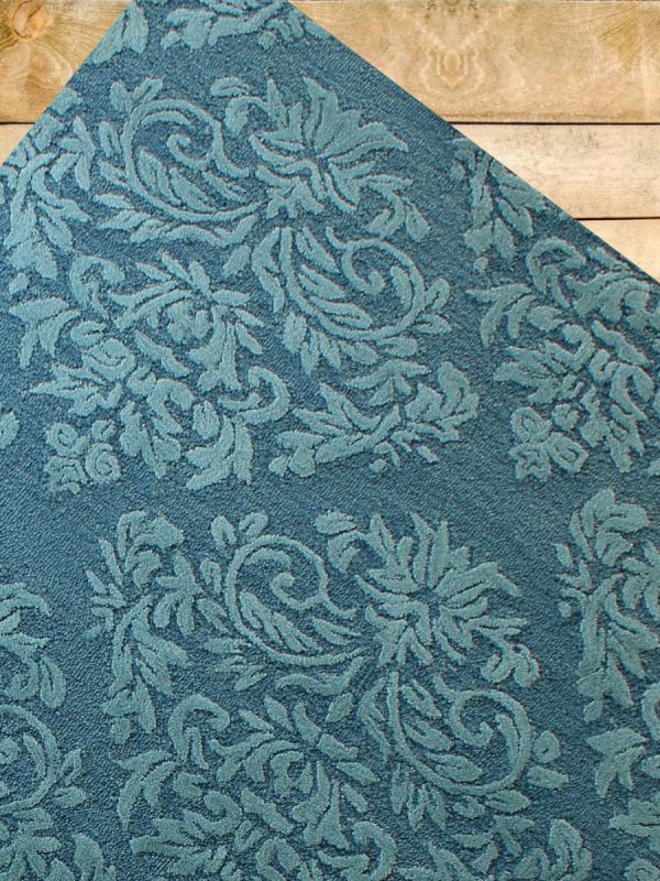 Carpetmantra Turquoise Modern Carpet 5ft x 8ft 