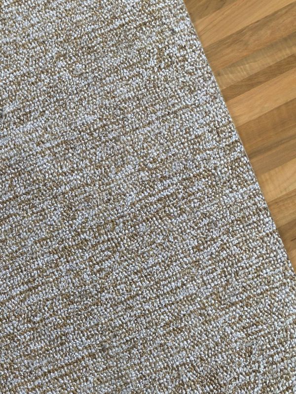 Carpetmantra Beige Plain Carpet  5ft x 7ft 