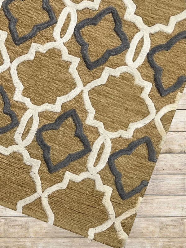 Carpetmantra Gold Modern Carpet 