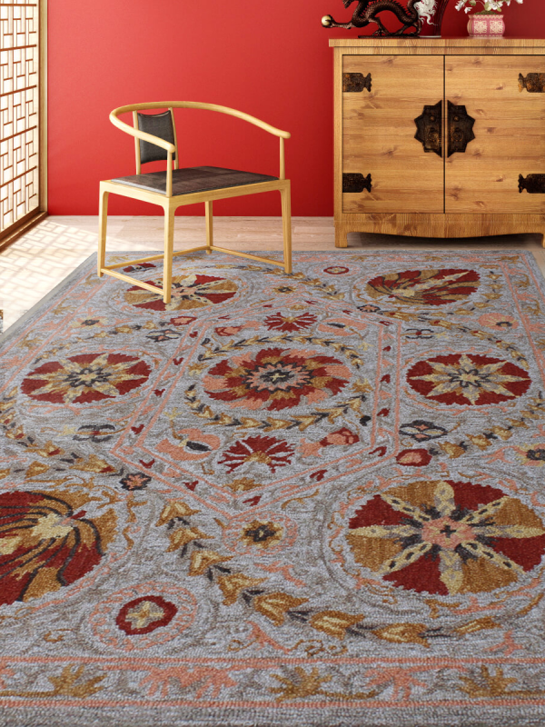 Carpetmantra Multi Modern Carpet  4.6ft x 6.6ft