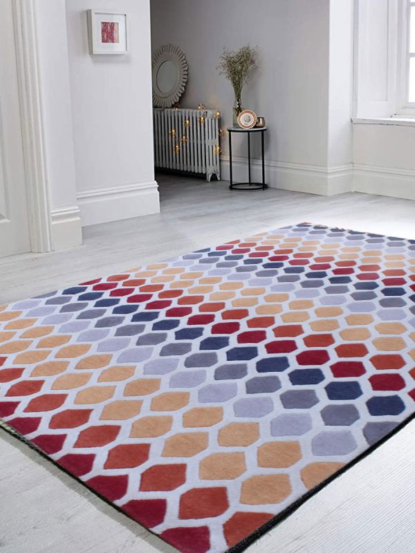 Carpetmantra Multi Modern Carpet  4.6ft x 6.6ft 