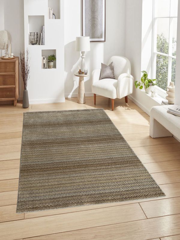 Carpetmantra Plain Beige Carpet 4.8ft X 6.8ft