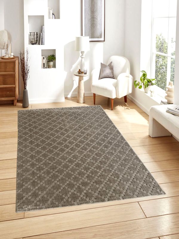 Carpetmantra Siliver Modern Carpet 5ft X 8ft
