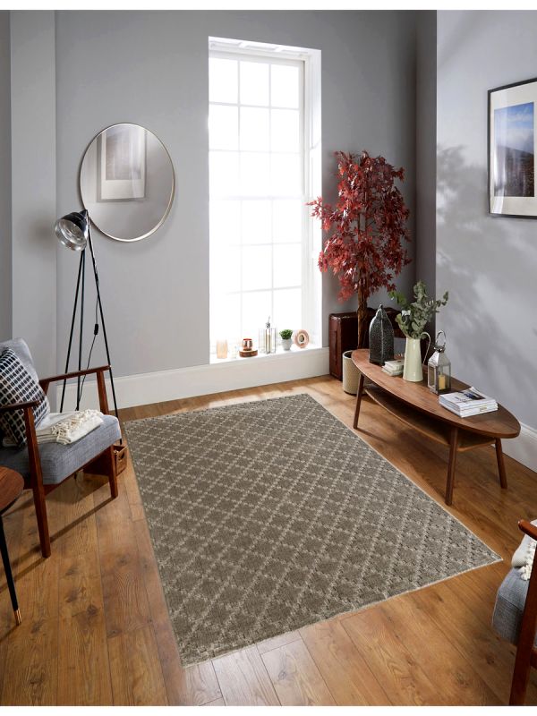 Carpetmantra Siliver Modern Carpet 5ft X 8ft