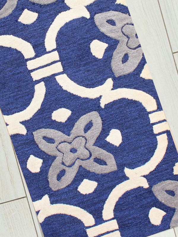 Carpet Mantra Blue Runner Carpet 