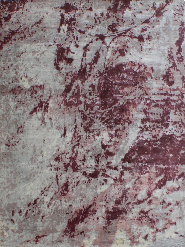 Carpetmantra Red viscose carpet  5.0ft x 7.5 ft