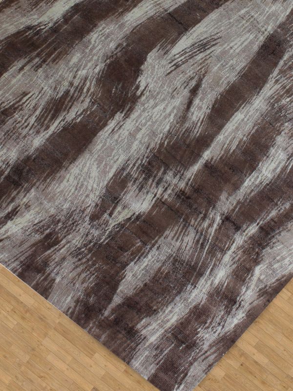 Carpetmantra Multi viscose carpet  4.11ft x 7.5ft