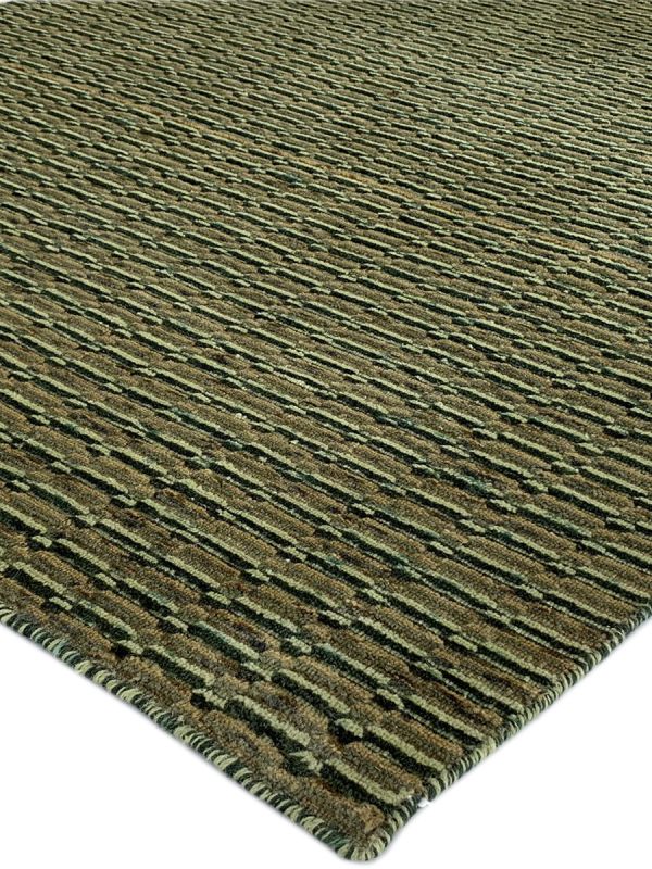 Carpetmantra Plain Green Carpet 4.6ft X 6.6ft
