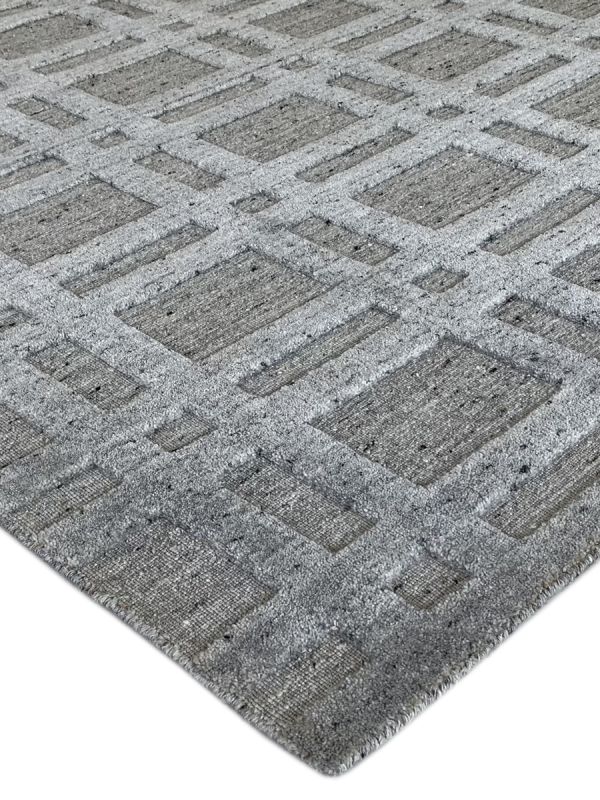 Carpetmantra Grey Plain Carpet 5.7ft x 8.0ft