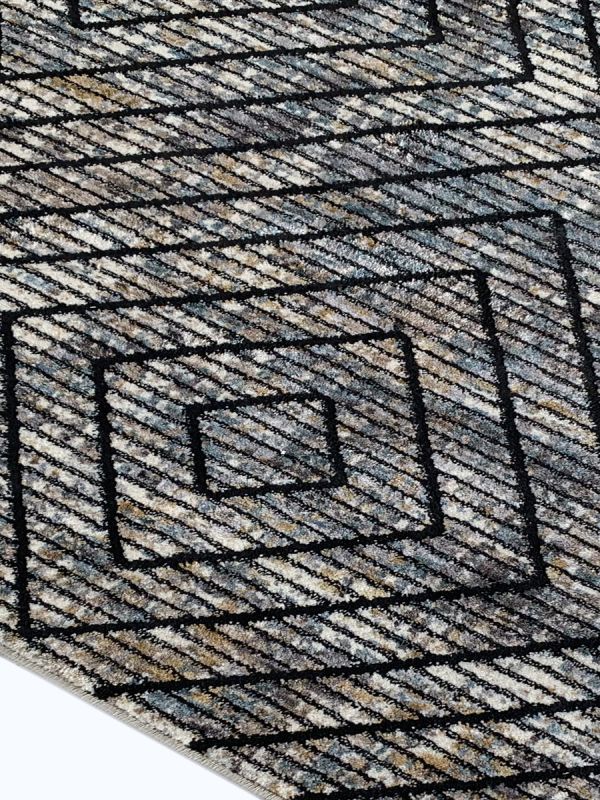 Carpetmantra Grey Modern Carpet 8ft X 10ft