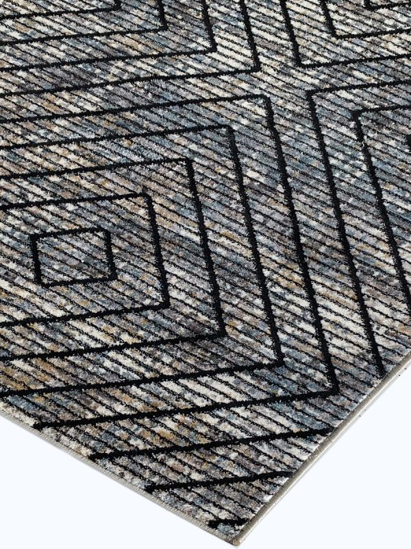 Carpetmantra Grey Modern Carpet 8ft X 10ft