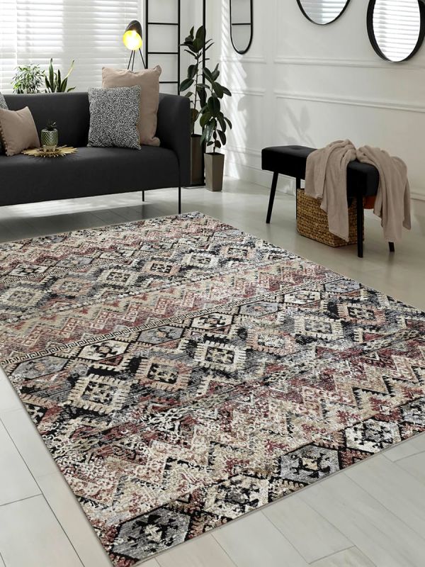 Carpetmantra Multi Abstract Carpet 8ft X 10ft