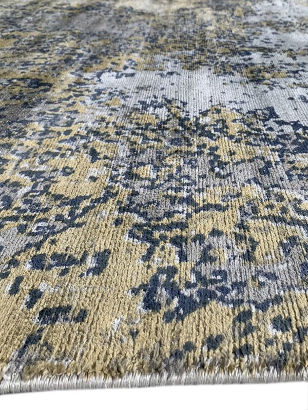 Carpetmantra Multi Abstract 100% Banana Silk Carpet 8.0ft  X 10.0ft